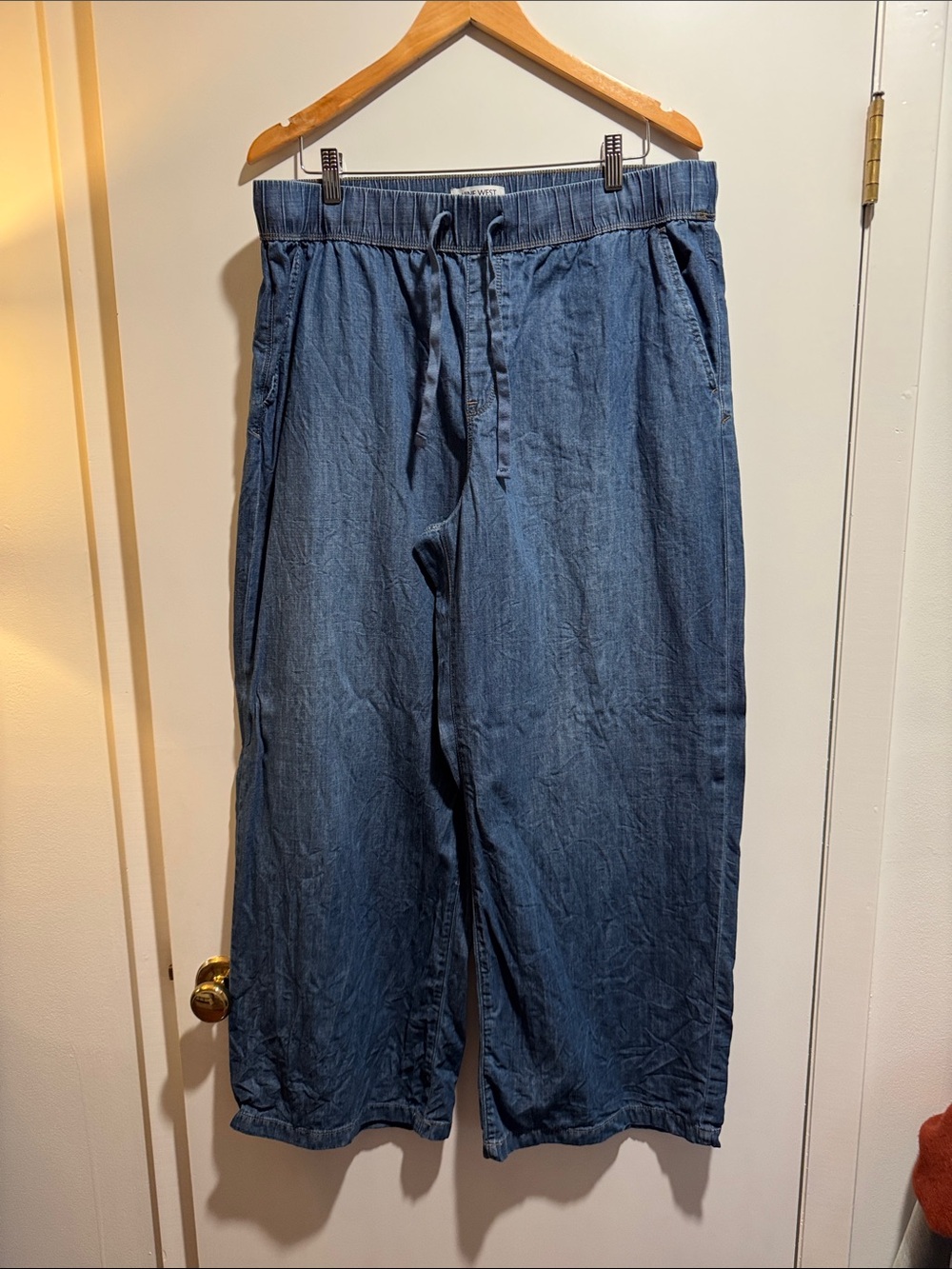 Nine West Women's Blue Straight-Leg Jeans